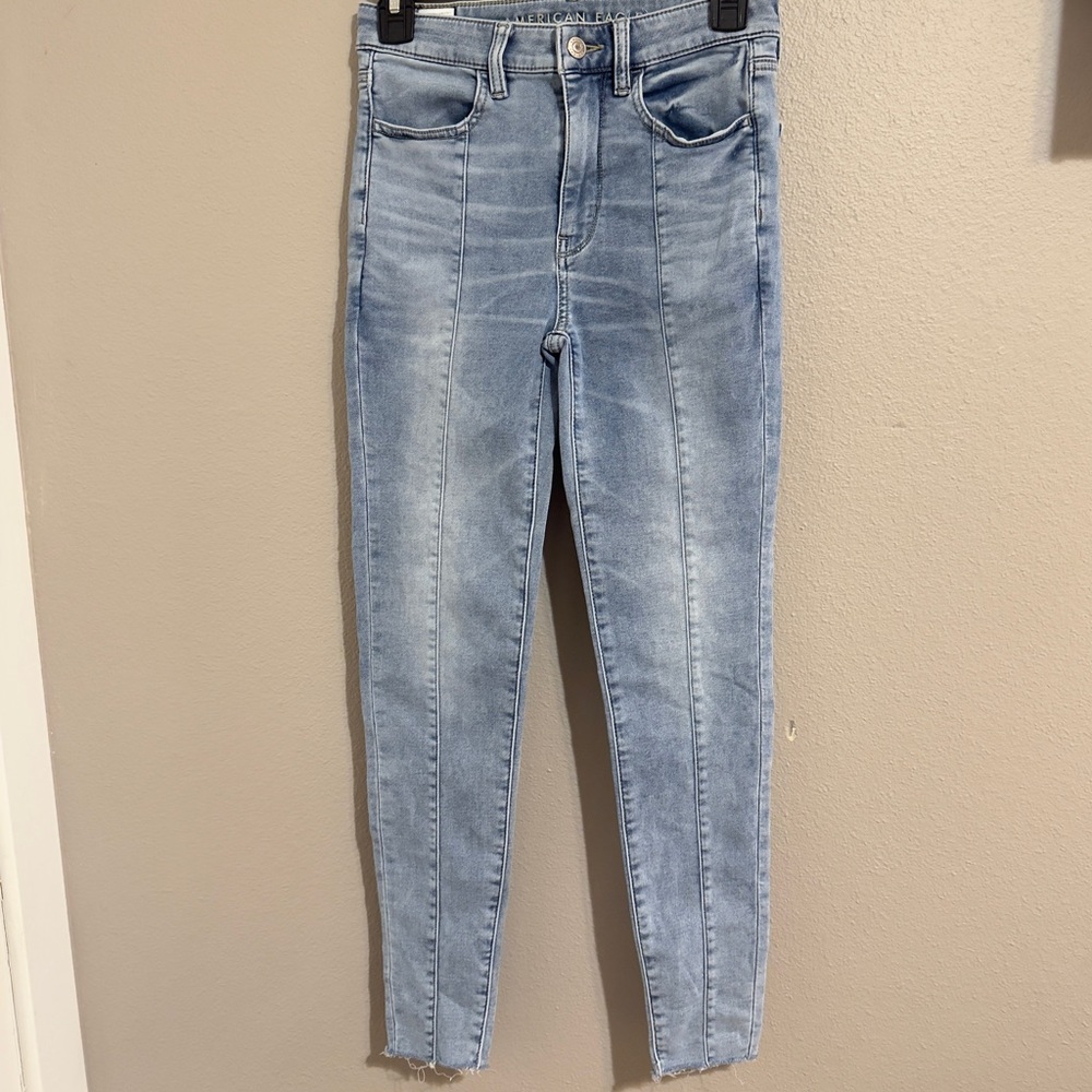 AE high rise jeggings